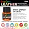 Citrus Orange Premium Acrylic Leather and Shoe Paint, 2 oz Bottle - Flexible, Crack, Scratch, Peel Resistant - Artist Create Custom Sneakers, Jackets, Bags, Purses, Furniture Artwork